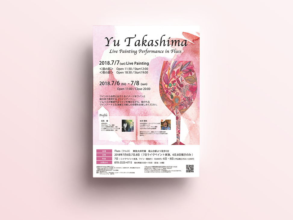 Live Painting Performance in Fluss